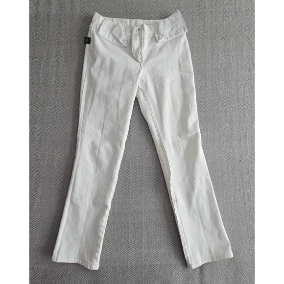 Lauren Ralph Lauren Green Label Jeans White Classic Straight Women’s Size 6 - Picture 6 of 16